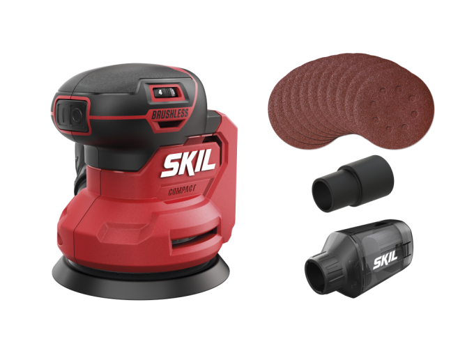 SKIL COMPACT 3751CA AKÜLÜ ORBİTAL ZIMPARALAMA