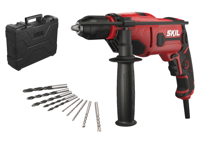 SKIL 6725GA DARBELİ MATKAP 710W ÇANTALI + 10 UÇ