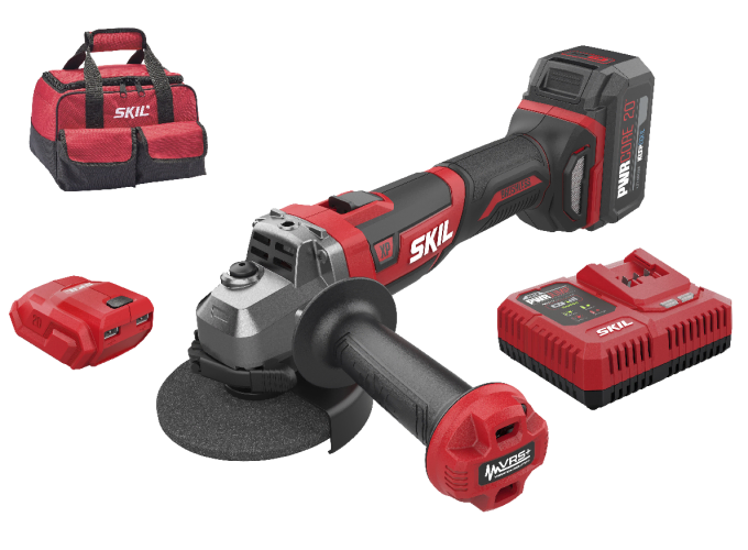 SKIL XP 3930DB AKÜLÜ AVUÇ TAŞLAMA 125 MM ÇANTALI SET